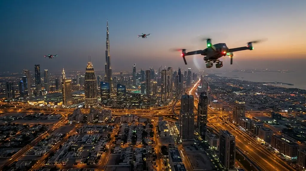 Dubai's AI-powered drone monitoring system watches low-altitude skies around the clock and flags issues early. Here is a simple look at how it works.Dubai's AI-powered drone monitoring system watches low-altitude skies around the clock and flags issues early. Here is a simple look at how it works.