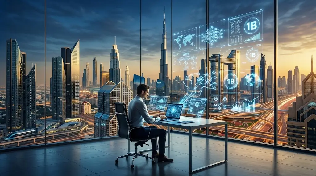 UAE Minister Omar Al Olama says one-person billion-dollar companies could soon emerge through AI agents. Here's a simple look at this exciting idea.